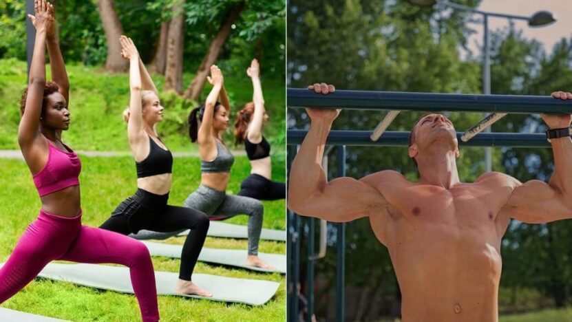 Comparing yoga and calisthenics